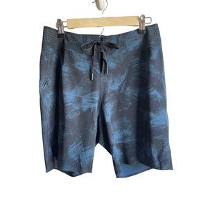lululemon athletica Blue and Black Board Shorts